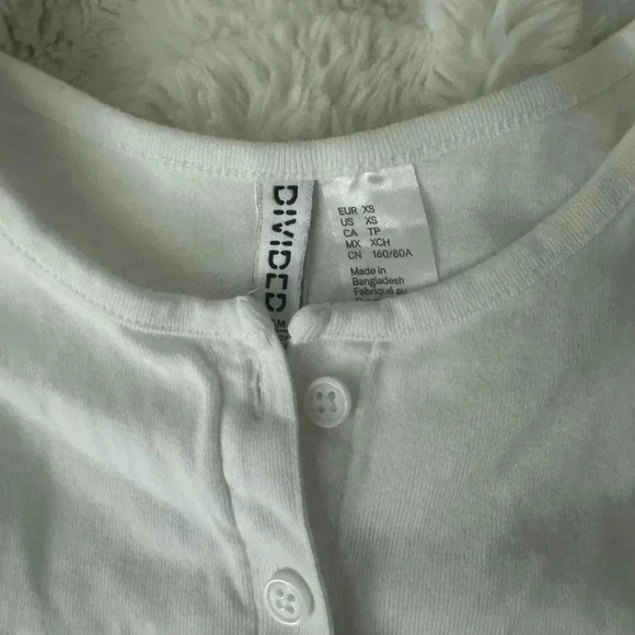 White long sleeve cropped cardigan in perfect condition - Picture 2 of 3